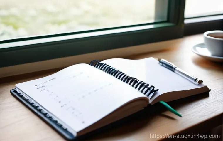 진도 추적 시스템의 효과적인 구현 방법 - **"Focused Individual with Analog Planner"**: A person in their late twenties, dressed in a comforta...