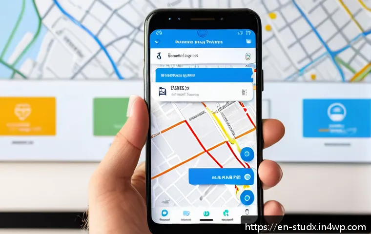 진도 추적을 위한 모바일 앱 추천 - A modern smartphone screen displaying a sleek shipment tracking app interface, featuring a clean whi...